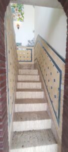 پلاک 5×20 لعابی فیروزه‌ای
