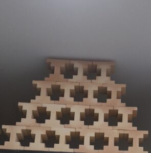 شبکه پله ای 10*10 گلبهی
